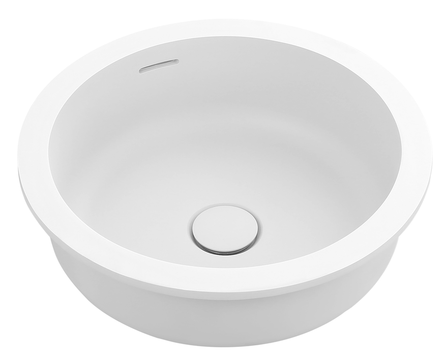 Bella Vista Kalos Undermount Basin 400 x 400 x 155mm Matte White