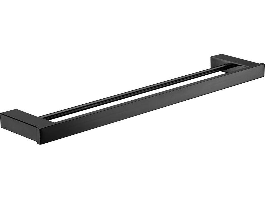 KOKO Double Towel Rail 810mm Matte Black