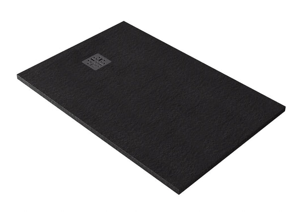 Domus Living 1000X1000 Pietra Shower Floor. Nero