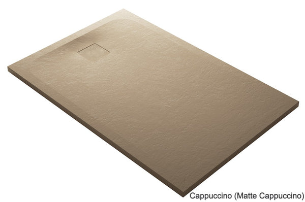 Domus Living 1000X1000 Cemento Shower Floor, Cappuccino