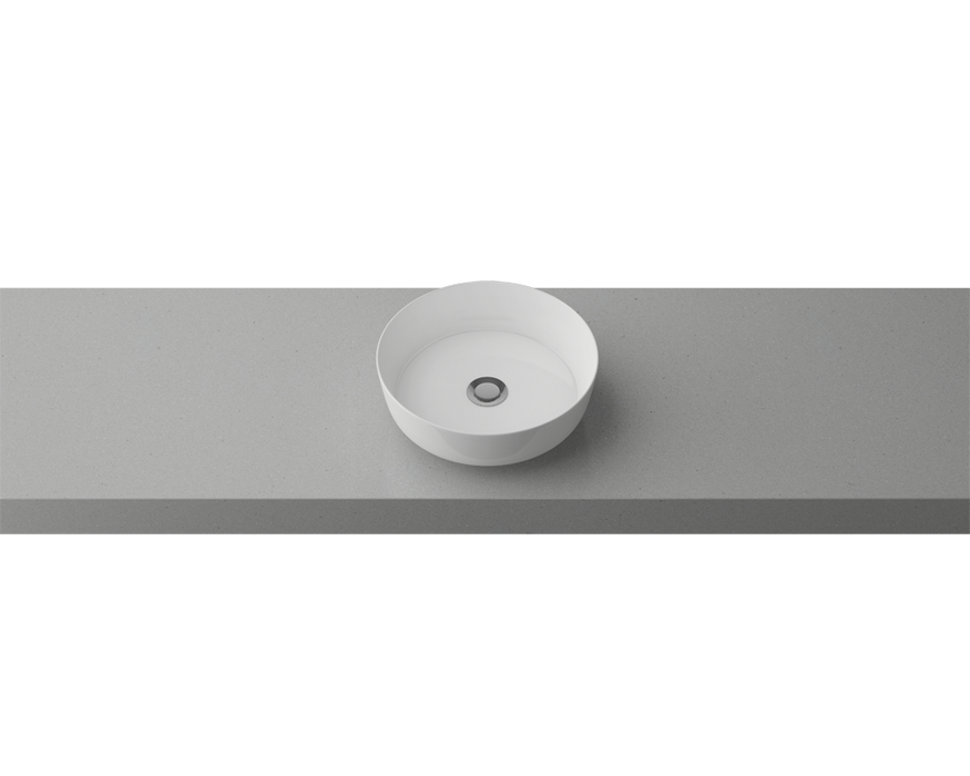 Gem Basin 305mm White Gloss
