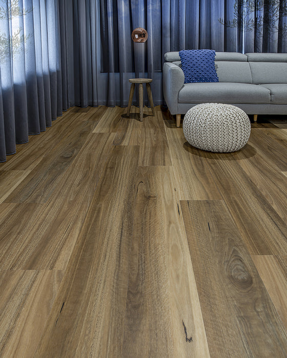 1820x225x9.7mm/0.7mm PUGLIA Riva Spotted Gum Timber Floor Hybrid [1.638m2]