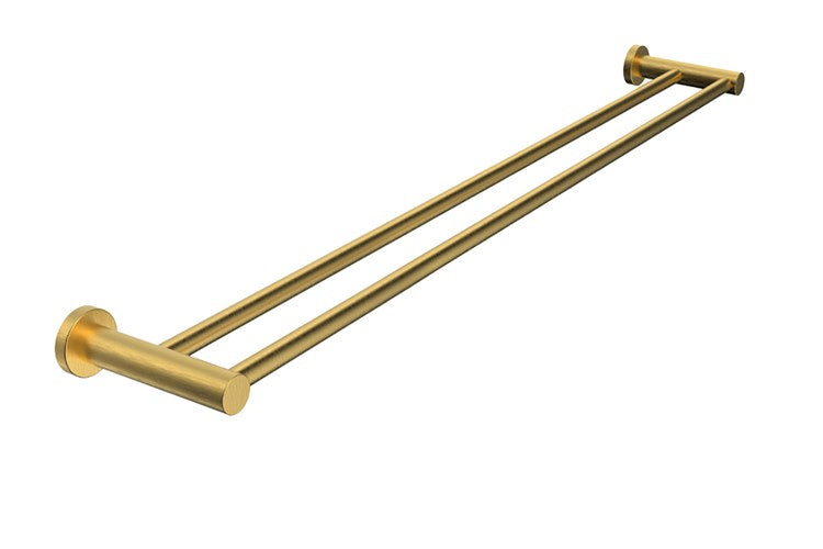 ADP Soul Double Towel Rail 900mm Brushed Brass