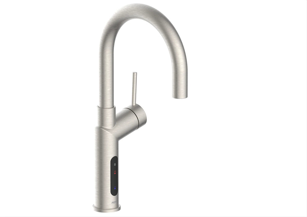 Peppy Taps Signature 4in1 Touch Control Boiling Chilled Kitchen Mixer - Brushed Nickel