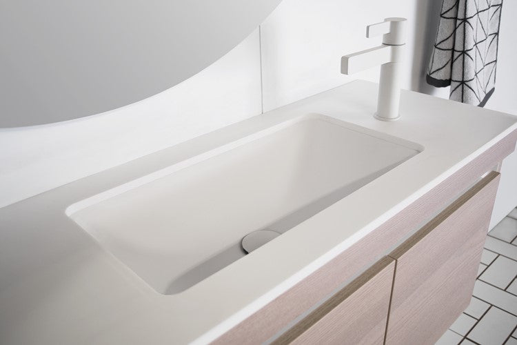 Adp Hope UnderCounter/Inset Basin, Matte White