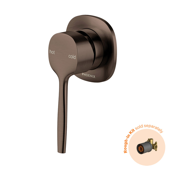 Phoenix Vask SwitchMix Shower / Wall Mixer Fit-Off Kit  Brushed Bronze