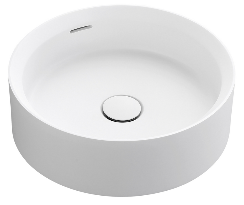 Bella Vista Thyra Basin 380 x 380 x 125mm Matte White