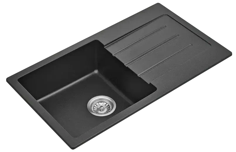 Bella Vista Fomos Sink 770 x 440mm Black