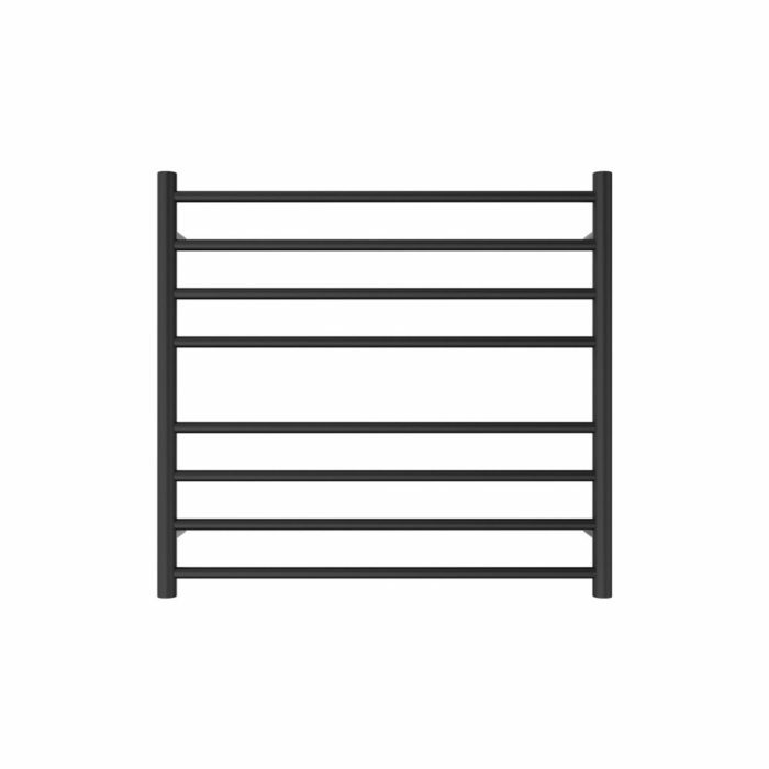 Fienza Isabella Heated Towel Ladder 8 Bars 750x750mm, Matte Black