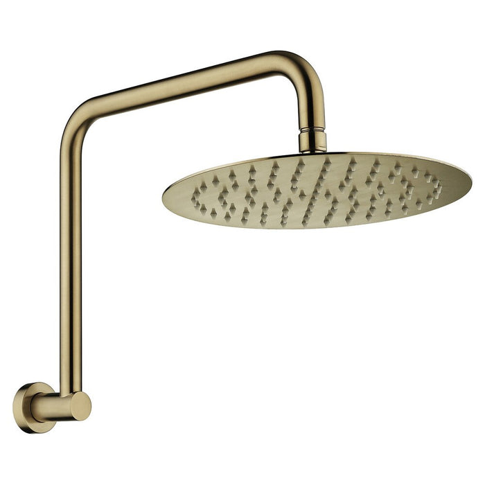 Fienza Kaya Gooseneck Shower Arm Set, Urban Brass