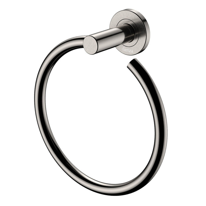 Fienza Kaya Hand Towel Ring Brushed Nickel