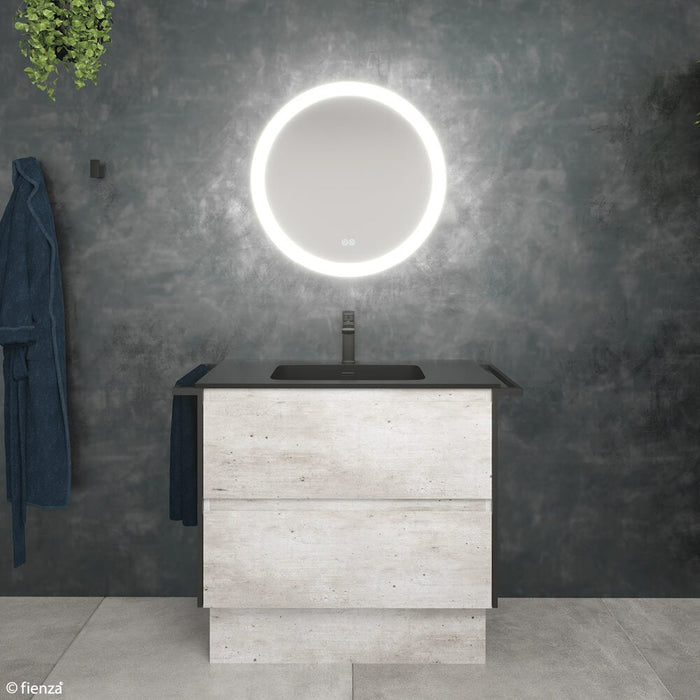 Fienza Kaya Round Led Mirror With Touch Sensor & Demister
