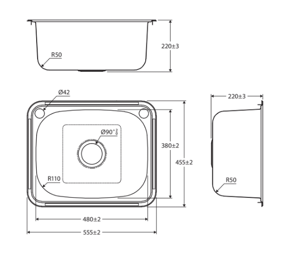 Fienza Tiva 35L Laundry Sink