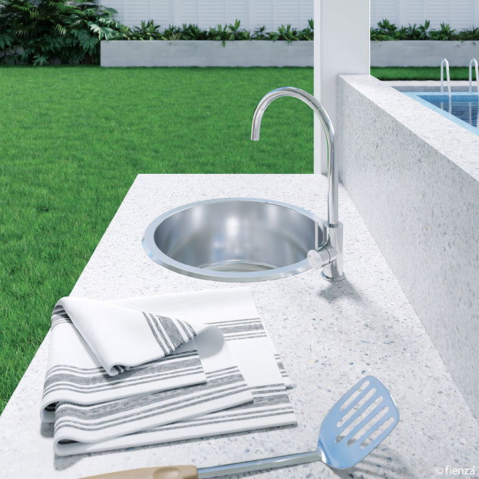 Fienza Tiva 430 Kitchen Sink Round Bowl