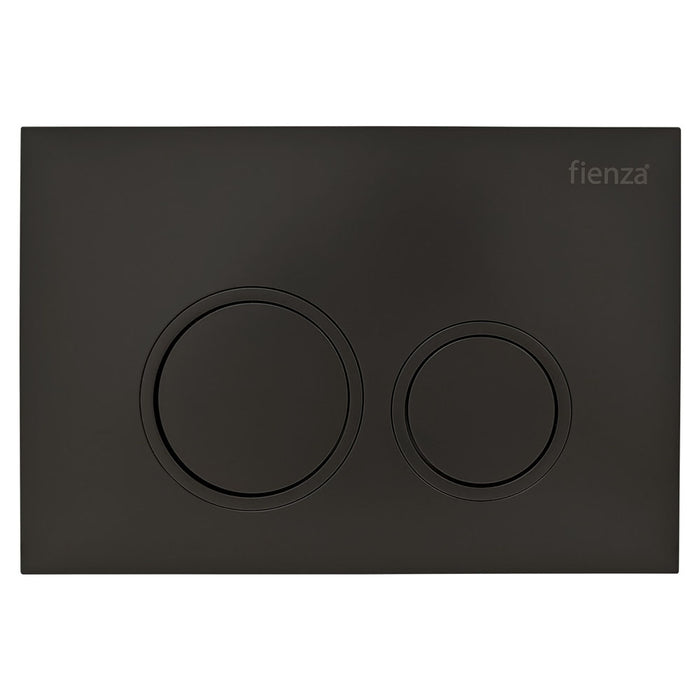 Fienza R&T Round Flush Plate Matte Black