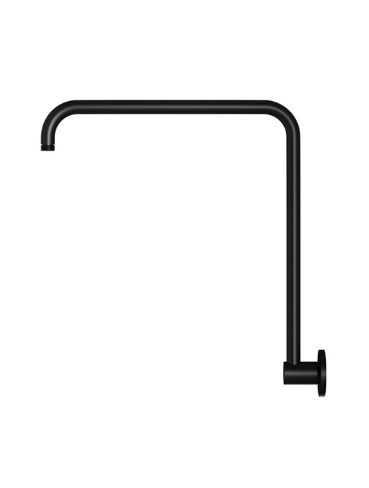 Meir High Rise Shower Arm, Matte Black