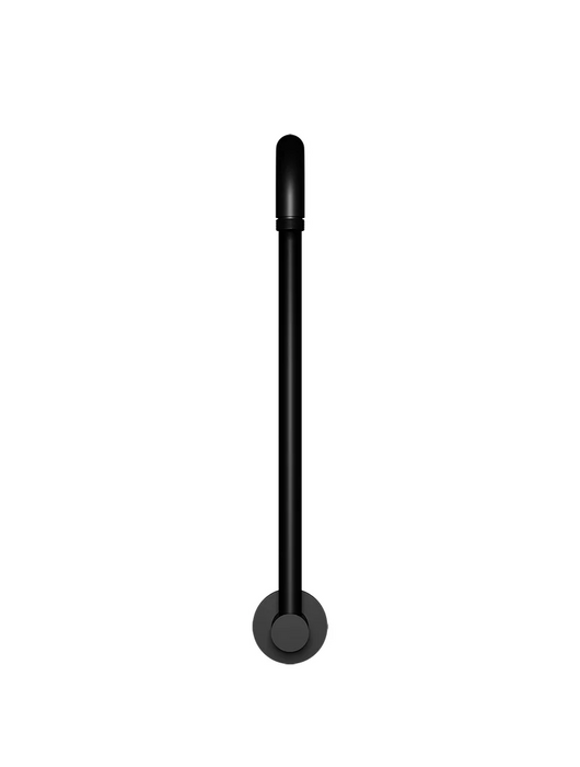 Meir High Rise Shower Arm, Matte Black