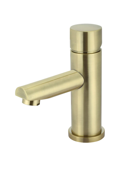 Meir Round Pinless Basin Mixer, Tiger Bronze