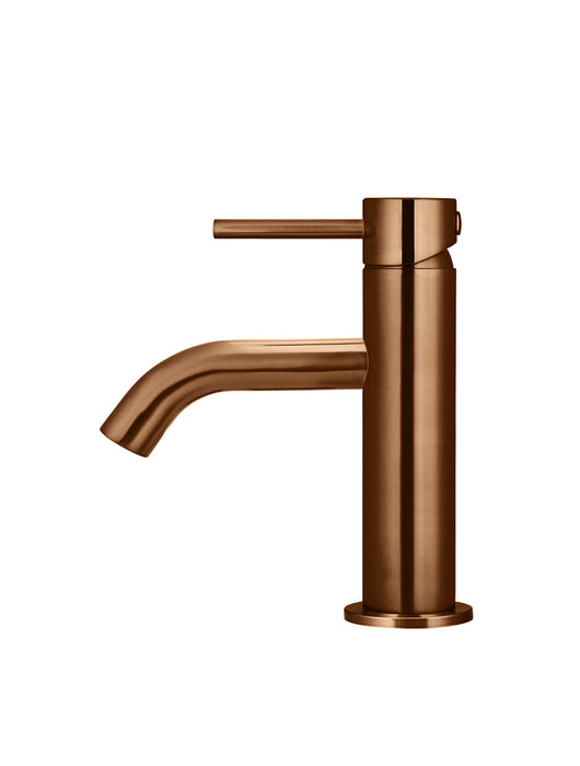 Meir Piccola Basin Mixer Tap, Lustre Bronze