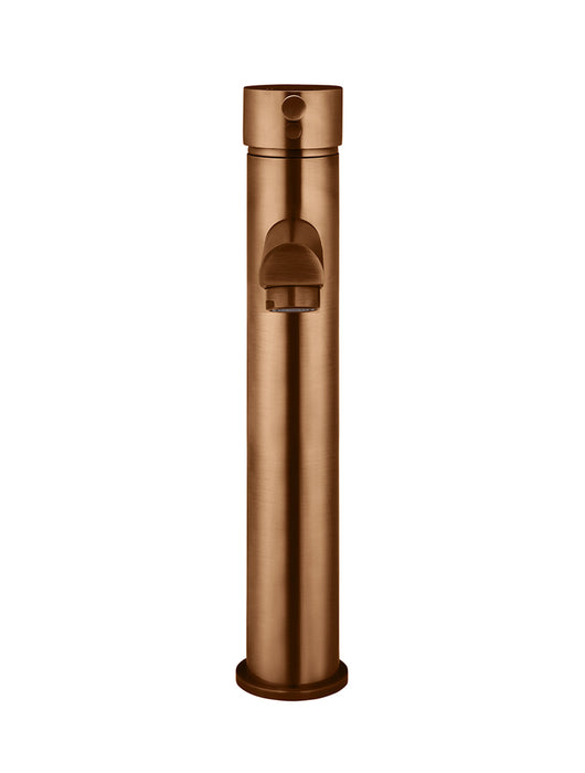 Meir Round Tall Basin Mixer, Lustre Bronze