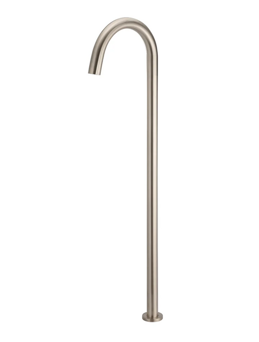 Meir Round Freestanding Bath Spout, Tiger Bronze