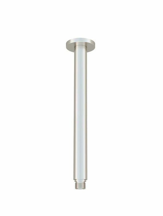 Meir Round Ceiling Shower Arm 300mm, Brushed Nickel