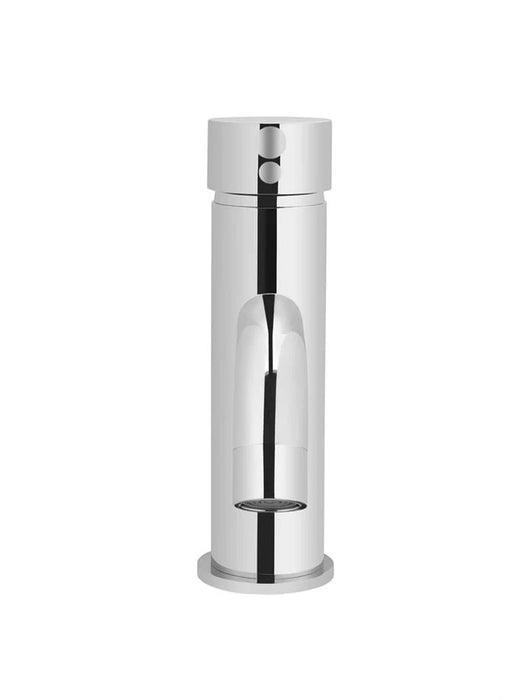 Meir Round Basin Mixer Curved, Chrome