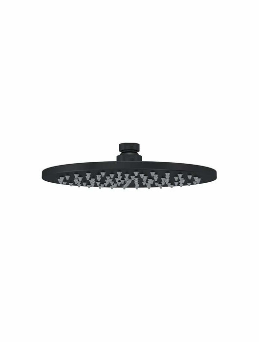 Meir Round Shower Rose 200mm - Matte Black