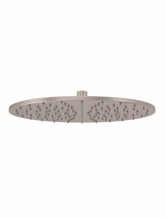 Meir Round Shower Rose 300mm, Champagne