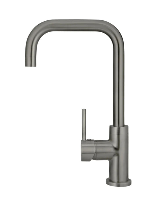 Meir Round Kitchen Mixer Tap Curved, Shadow