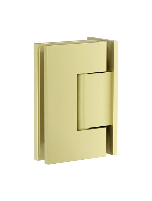 Meir Glass to Wall Shower Door Hinge, Tiger Bronze