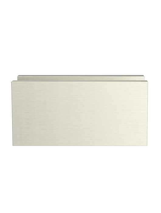 Meir Glass Fixing U Bracket, Brushed Nickel