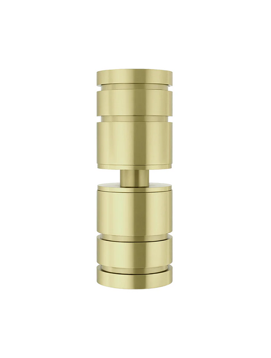 Meir Round Shower Door Handle, Tiger Bronze