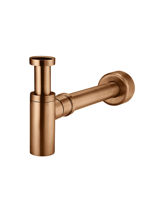 Meir Round Bottle Trap for 32mm Basin Waste and 40mm Outlet, Lustre Bronze