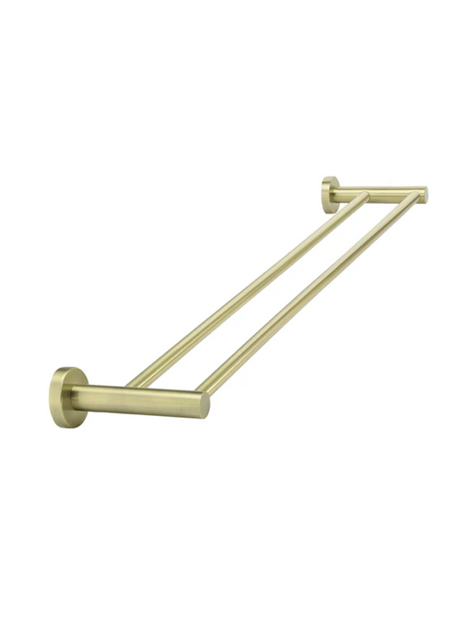 Meir Round Double Towel Rail 600mm, Tiger Bronze