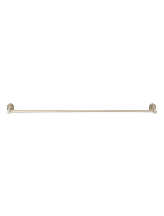 Meir Round Single Towel Rail 900mm, Champagne