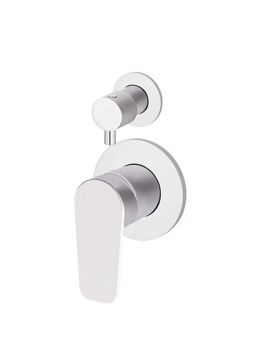 Meir Round Diverter Mixer, Paddle Handle Trim Kit (In-Wall Body Not Included), Chrome