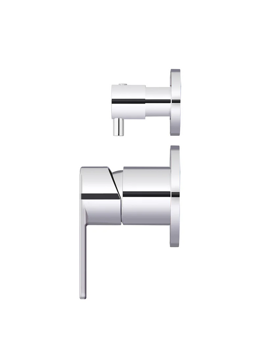Meir Round Diverter Mixer, Paddle Handle Trim Kit (In-Wall Body Not Included), Chrome