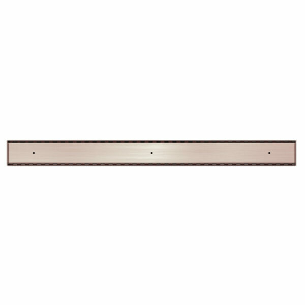 Nero Tile Insert V Channel 900x82mm Floor Grate 50mm Outlet, Brushed Bronze