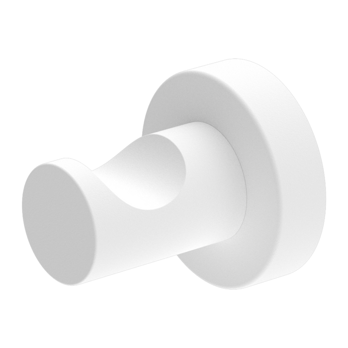 Nero Mecca Robe Hook, Matte White