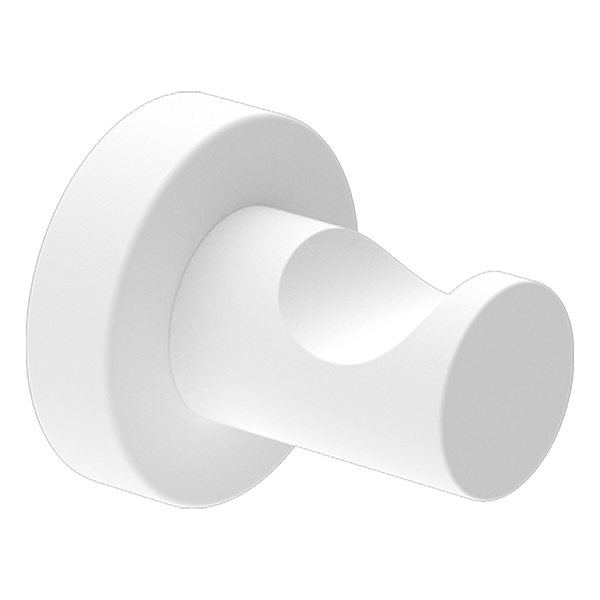 Nero Mecca Robe Hook, Matte White