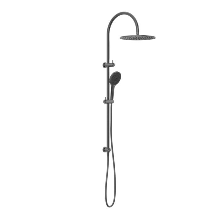 Nero Mecca Twin Shower With Air Shower II, Gunmetal