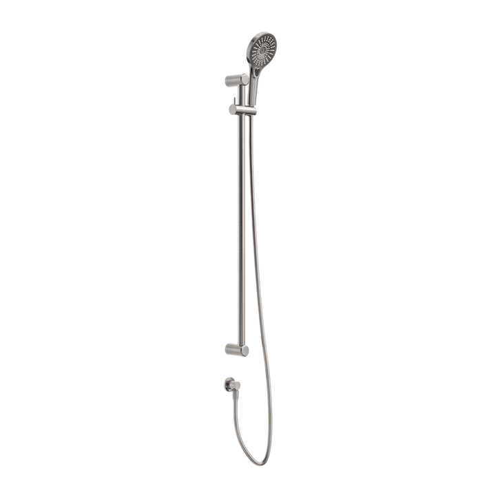 Nero Mecca Care 25mm Grab Rail And Adjustable Shower Rail Set, Brushed Nickel