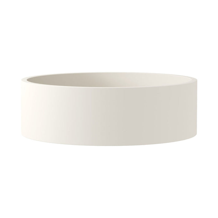 Fienza Jada Round Concrete Above Counter Basin, Warm White