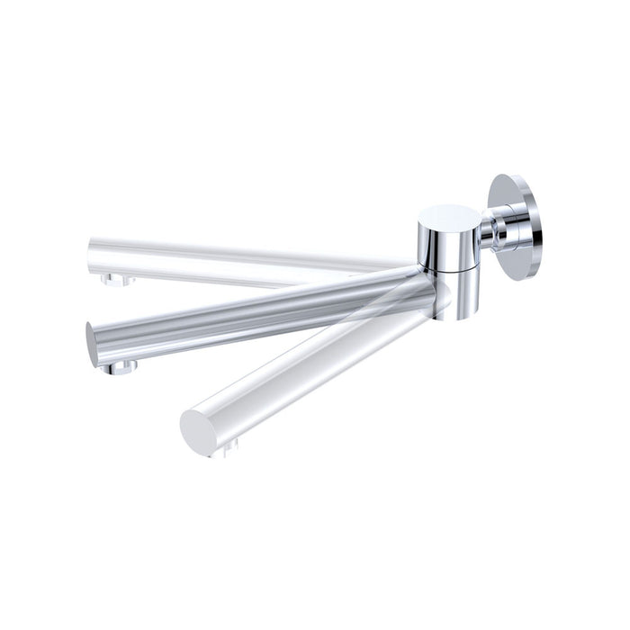 Fienza Michelle Swivel Wall Outlet 240mm, Chrome