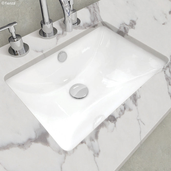 Fienza Sarah UnderMnt Basin Gloss White