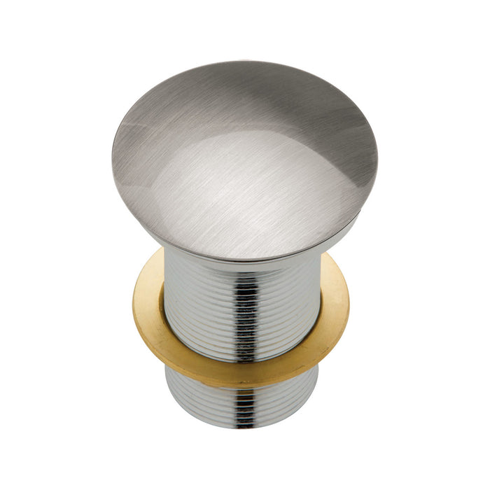 Fienza Metal Cap Pop-Up Waste 32mm Brushed Nickel