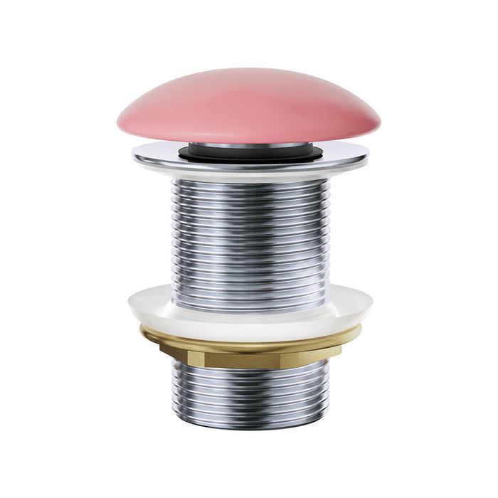 Fienza Ceramic Cap Pop-Up Waste 32mm Matte Pink